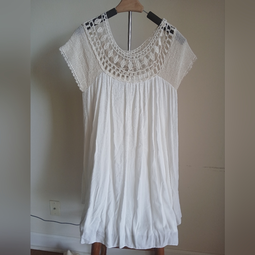 India Boutique Crochet Shoulder One Size Viscose